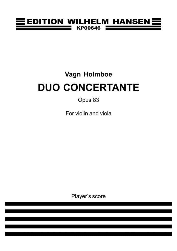 Duo Concertante Op. 83
